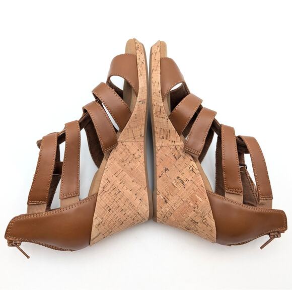 Rockport Briah Gladiator Wedge Sandals Women's Brown Size US7.5W EU38 - Picture 6 of 13